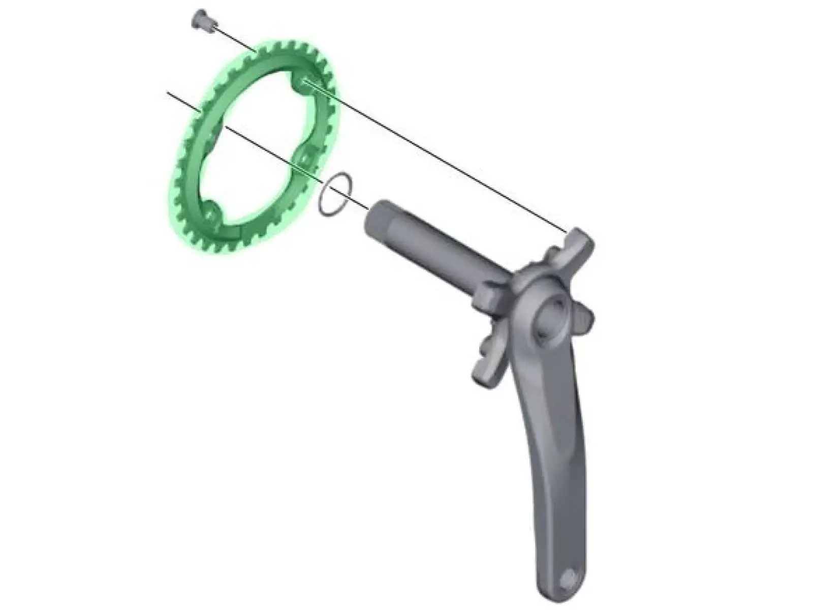 Shimano XT M8000 SM-CRM81 XT Chainring 1x11-speed 32 Teeth