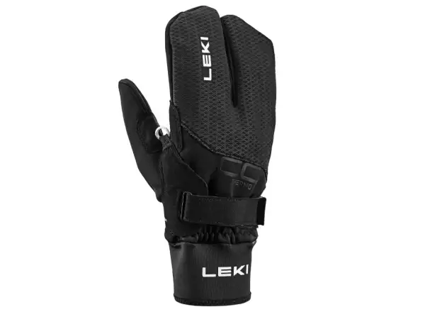 Leki CC Thermo Shark Lobster (2+2) cross-country gloves Black