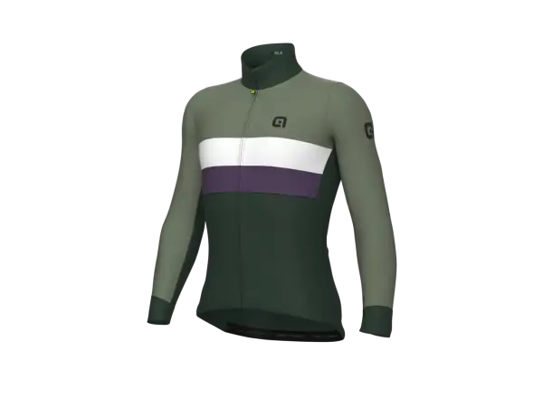 Alé Chaos Off Road men's insulated cycling jersey Scotland Green