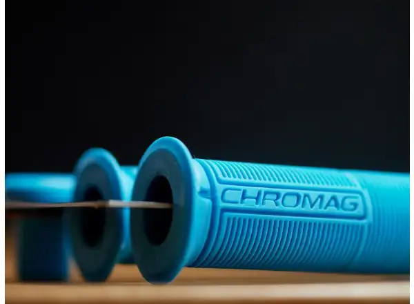 Chromag Wax grips blue