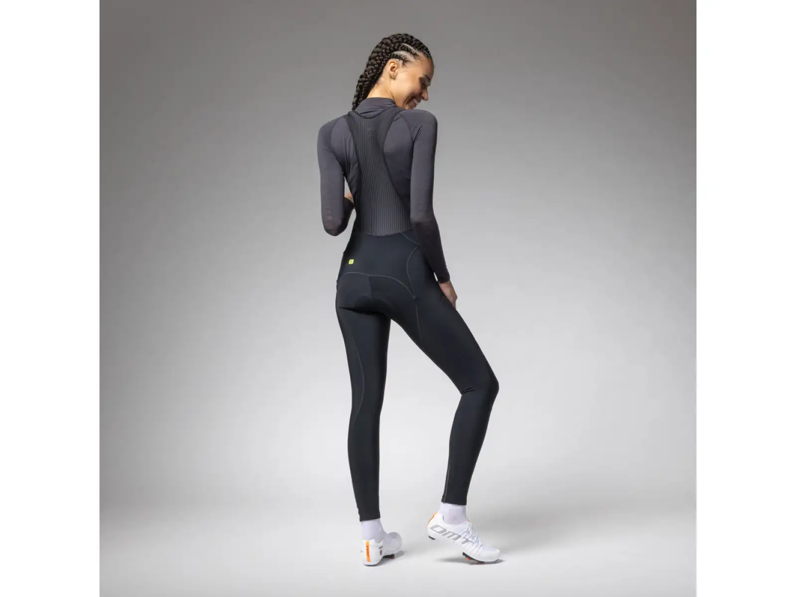 Alé Pragma Winter women's insulated bib tights with pad Black