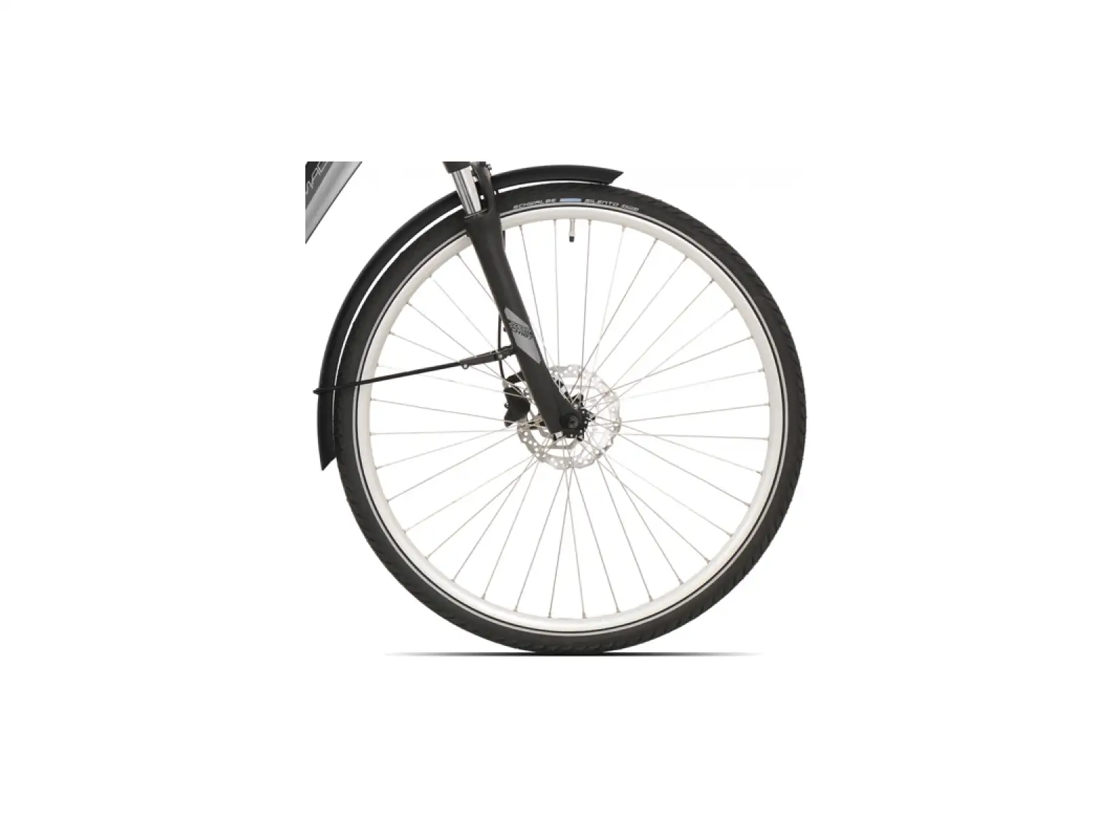 Rock Machine Cityride e400 urban e-bike Gloss Metallic Silver