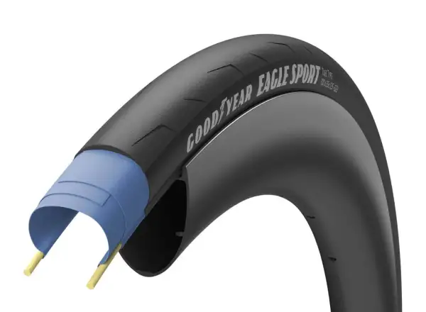 Goodyear Eagle Sport road tire kevlar Black