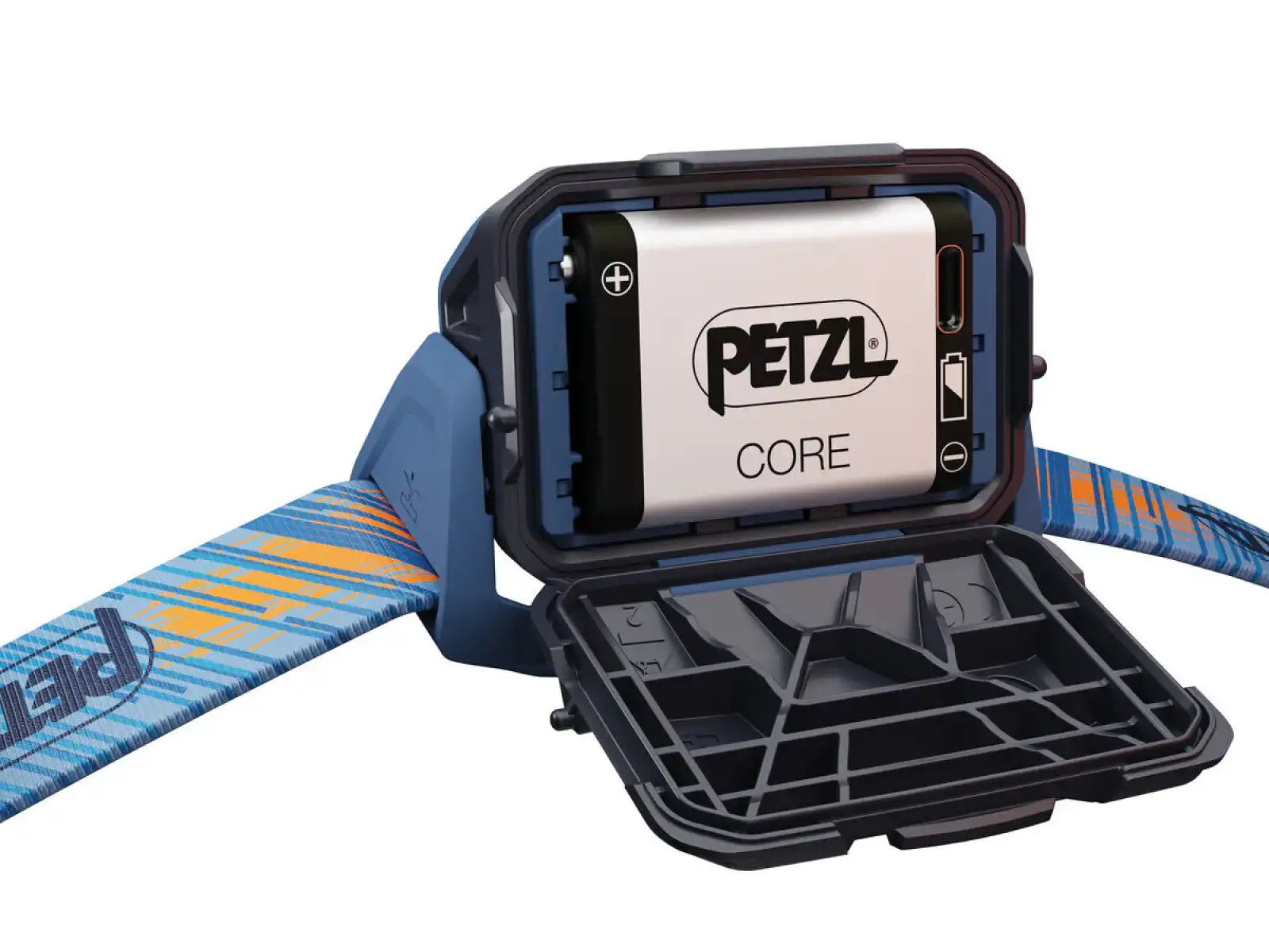 Petzl Aria 1R RGB headlamp blue