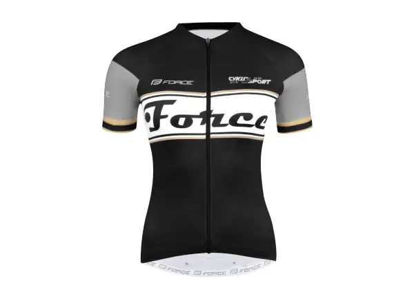Force Retro Lady jersey short sleeve black/gold