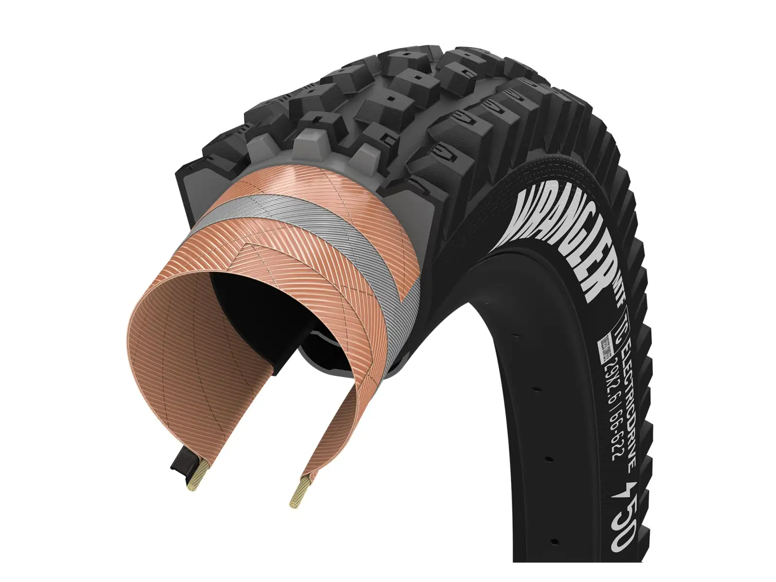 Goodyear Wrangler MTF Electric Drive Tubeless Complete 29x2.40" MTB tire kevlar