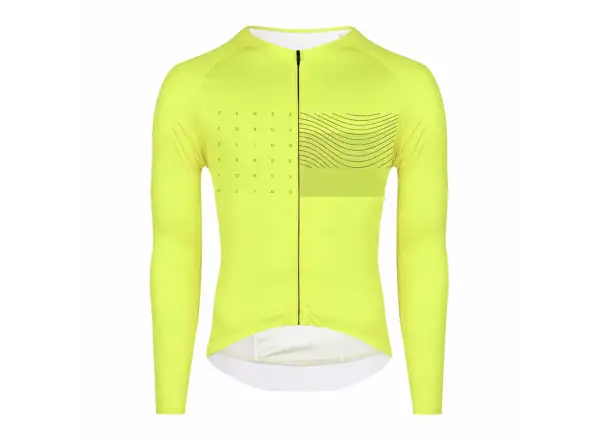 Force Sway cycling jersey long sleeve fluo
