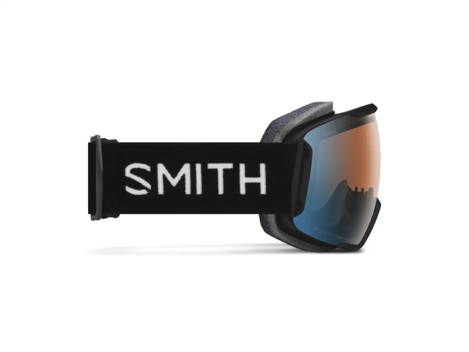 Smith Sequence OTG ski goggles Black / ChromaPop Pro Photochromic Blue Mirror