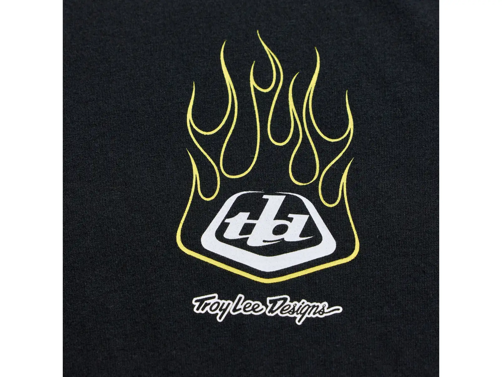 Troy Lee Designs Flame 2 men's short sleeve T-shirt Black