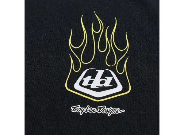 Troy Lee Designs Flame 2 men's short sleeve T-shirt Black