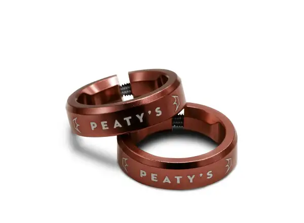 Peaty's Monarch Lock Ring grip clamp Red