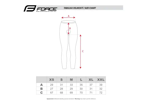 Force Ridge Lady women's pants without padding black/grey