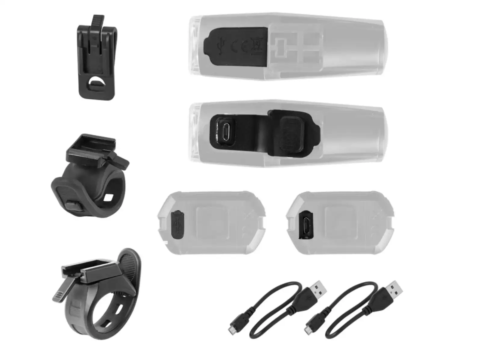Force Vario USB light set front and rear