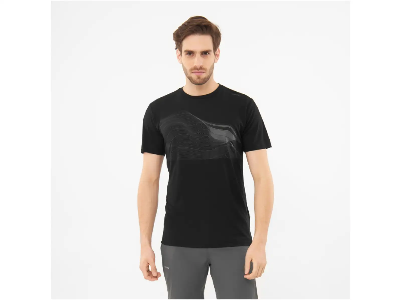 Viking Morain men's T-shirt short sleeve Black