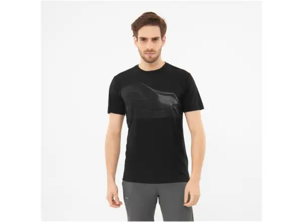 Viking Morain men's T-shirt short sleeve Black