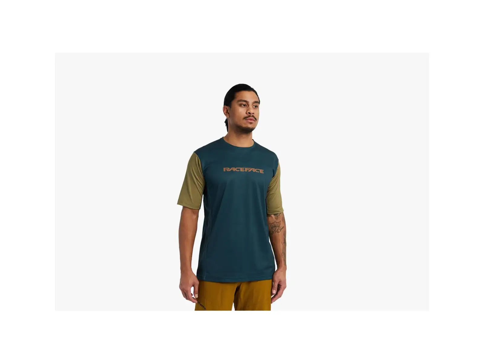 Race Face Indy men's jersey short sleeve Pine