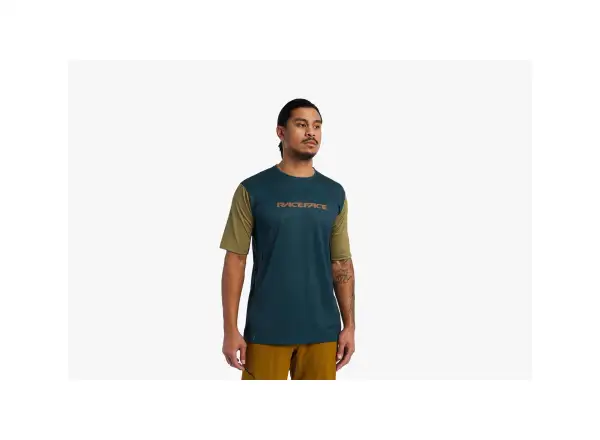 Race Face Indy men's jersey short sleeve Pine