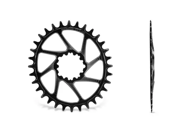 Garbaruk Oval MTB chainring Sram Boost Black 32t