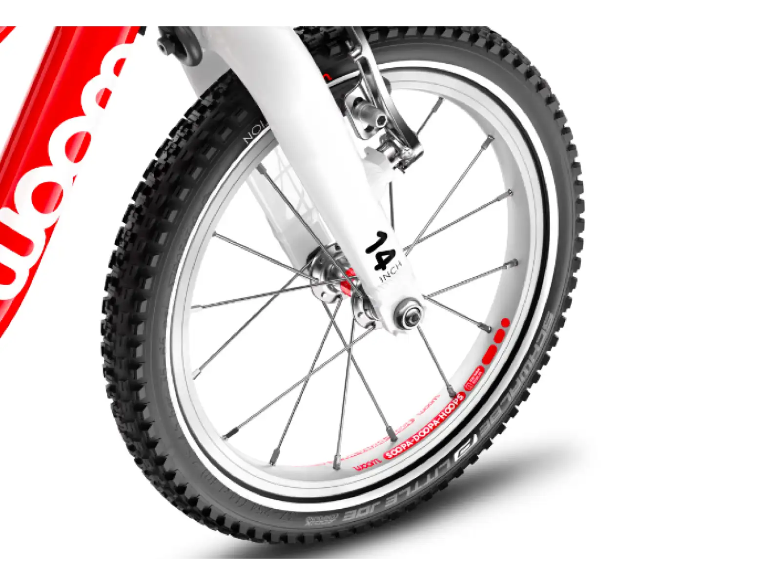 Woom 1 Plus Red 14 children's balance bike