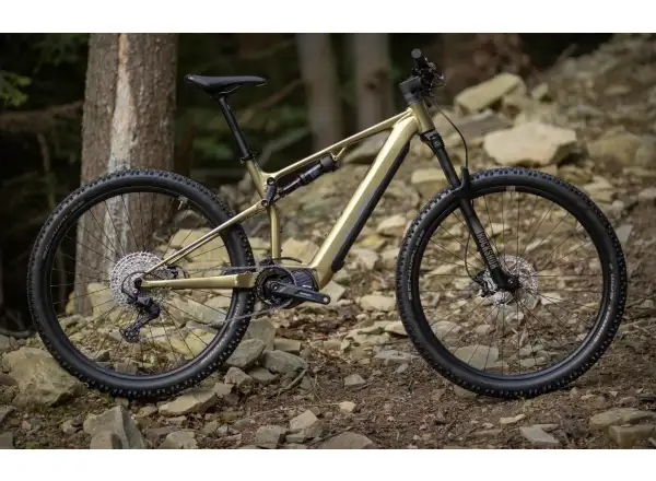 Superior eXF 8089 full-suspension e-bike Matte Olive Metallic/Chrome Silver