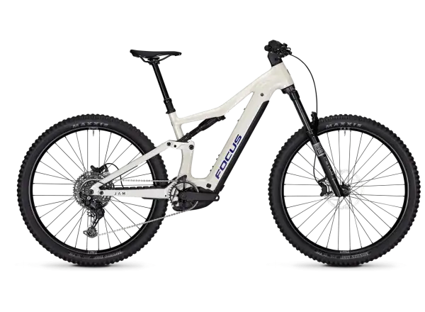 Focus JAM 7 600Wh full-suspension e-bike Champagne / Shellwhite