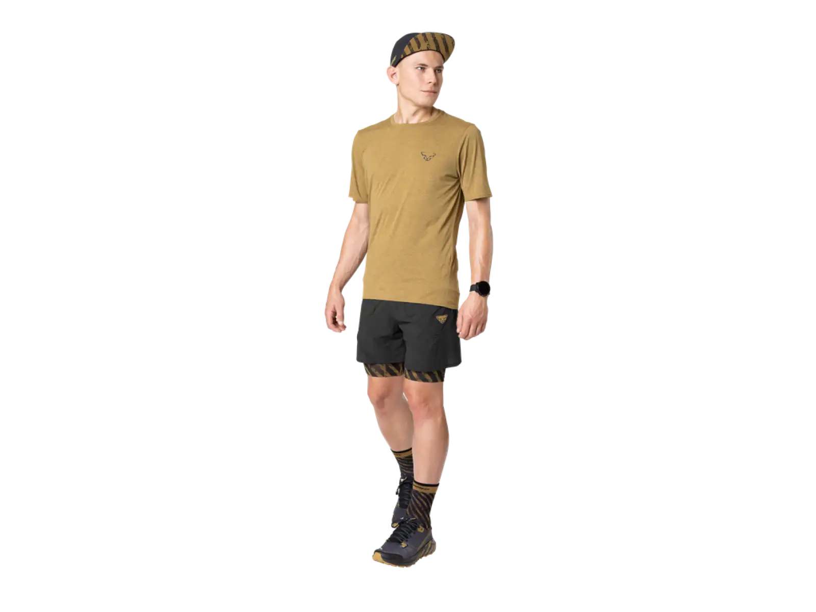 Dynafit Trail 2in1 men's running shorts Black Out