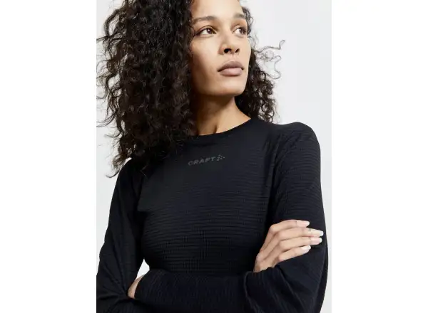 Craft Pro Wool Extreme X women's long-sleeve shirt black