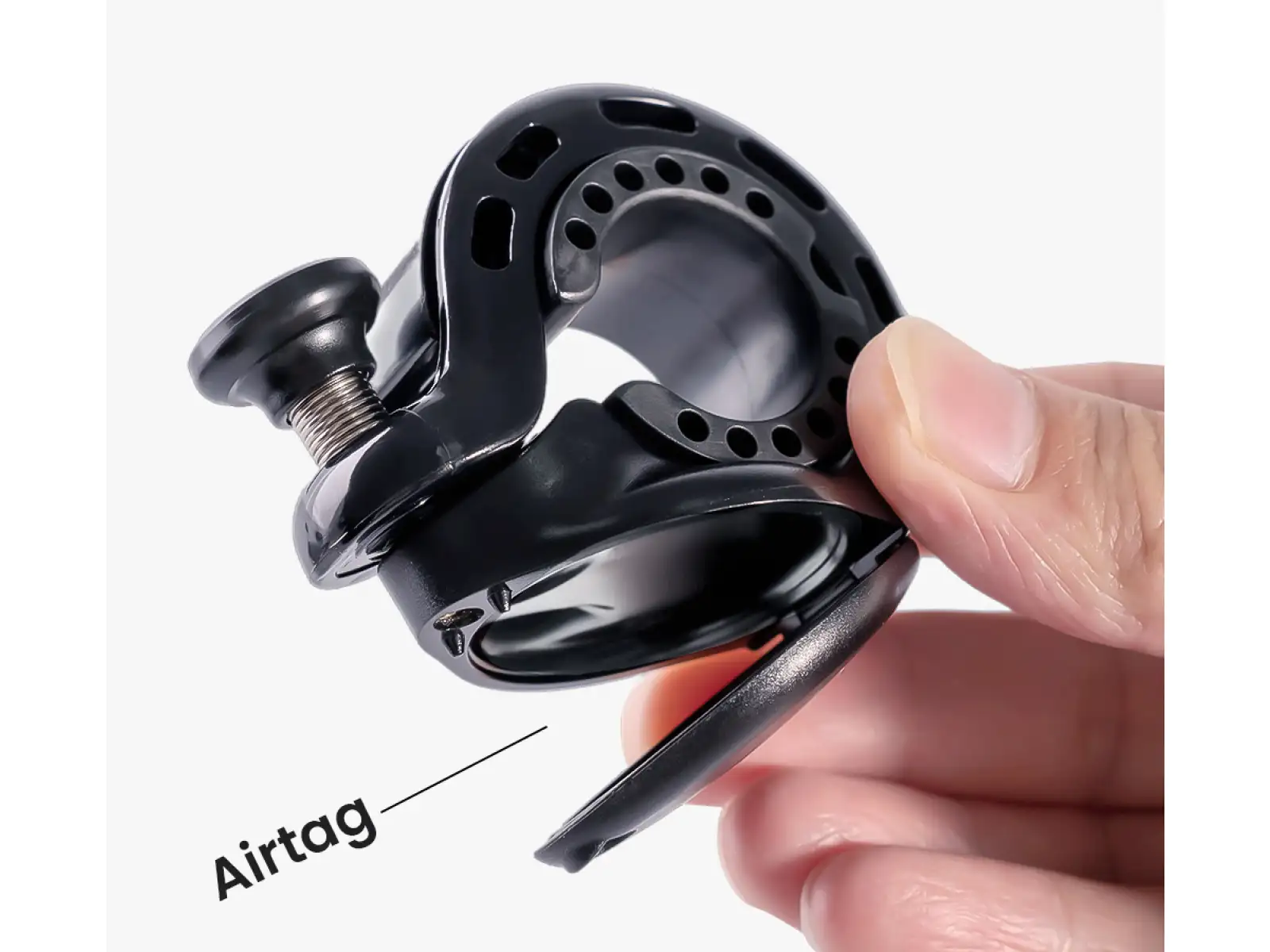 Ravemen Q2 bicycle bell (compatible with AirTag)