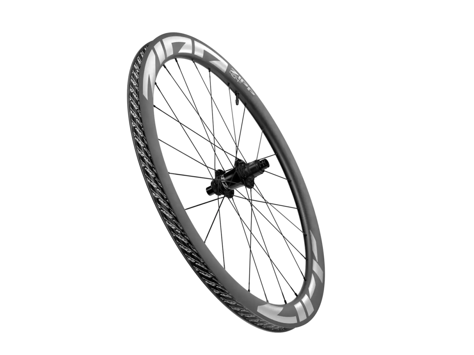 Zipp 404 S Carbon Tubeless CenterLock A1 rear built wheel Sram XDR freehub body white