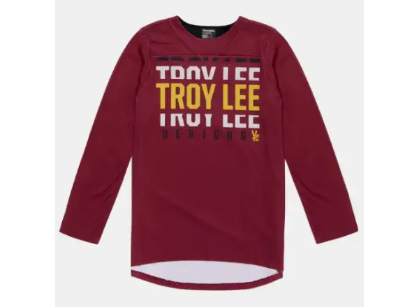 Troy Lee Designs Ruckus Spun men's jersey 3/4 sleeve Oxblood