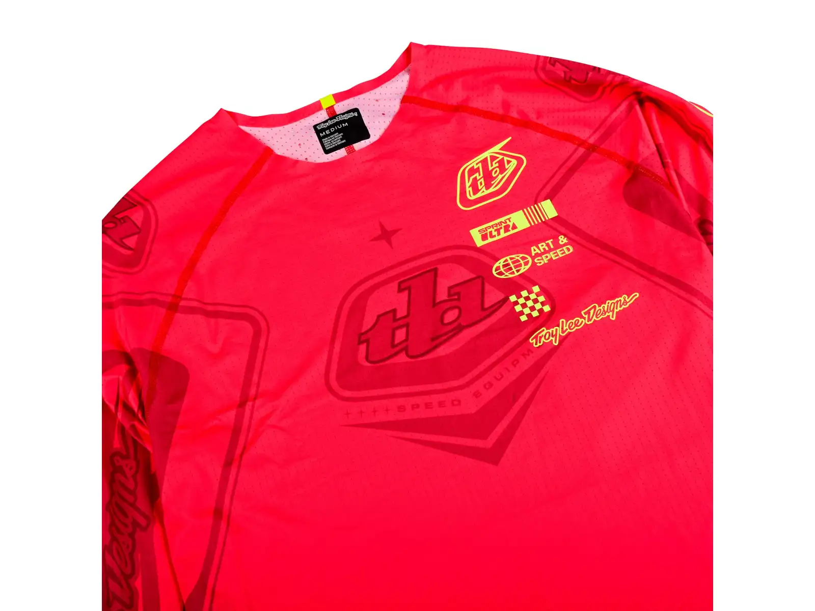 Troy Lee Designs Sprint Ultra Ghostwing men's jersey long sleeve Infra Red