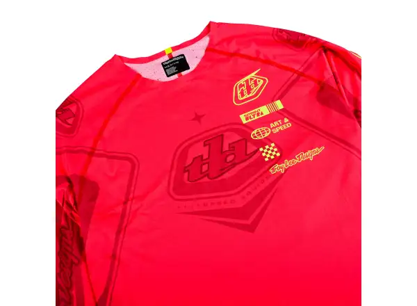 Troy Lee Designs Sprint Ultra Ghostwing men's jersey long sleeve Infra Red