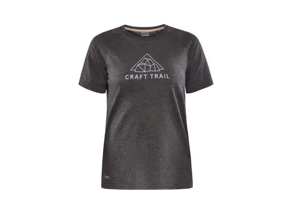 Craft ADV Trail Wool women's short sleeve shirt black