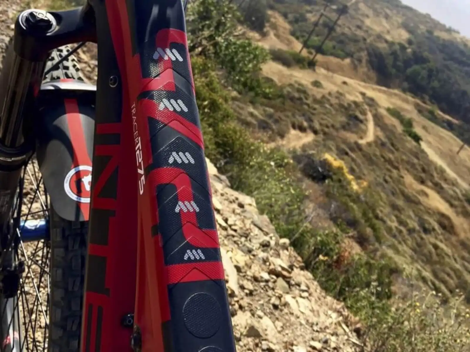 All Mountain Style frame protection decals basic Clear/Silver