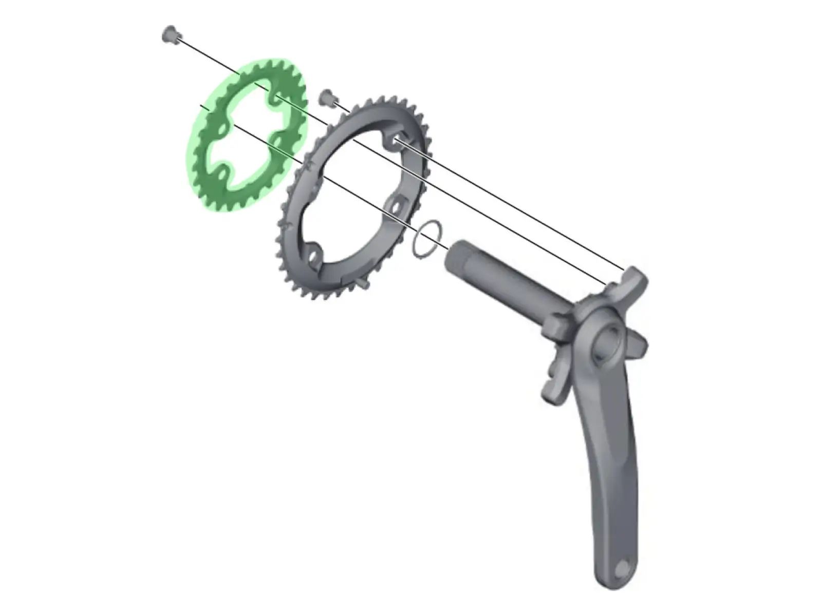 Shimano XT FC-M8000-2 Chainring 28 Teeth