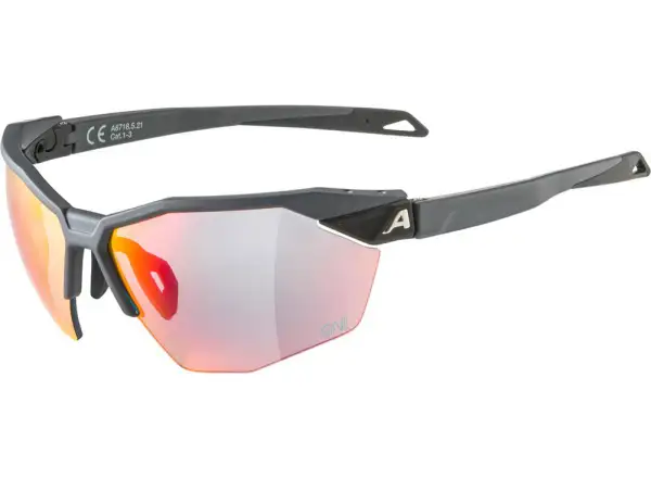 Alpina Twist Six HR QV glasses Midnight Grey Matt