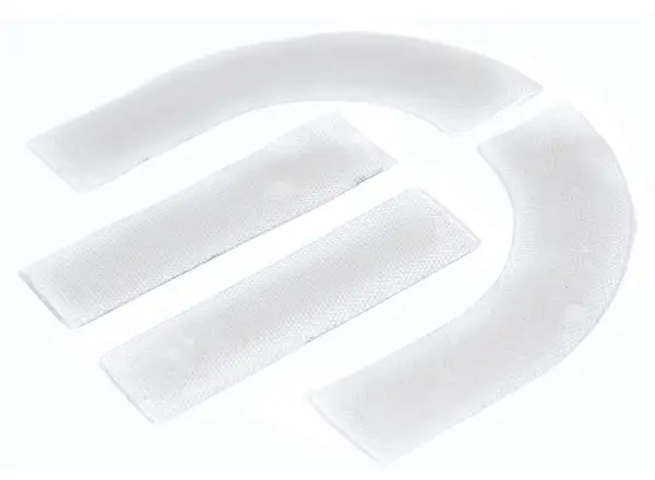 Spank gel pads under wrap