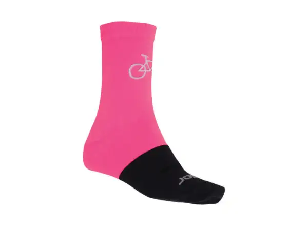 Sensor Tour Merino socks pink/black