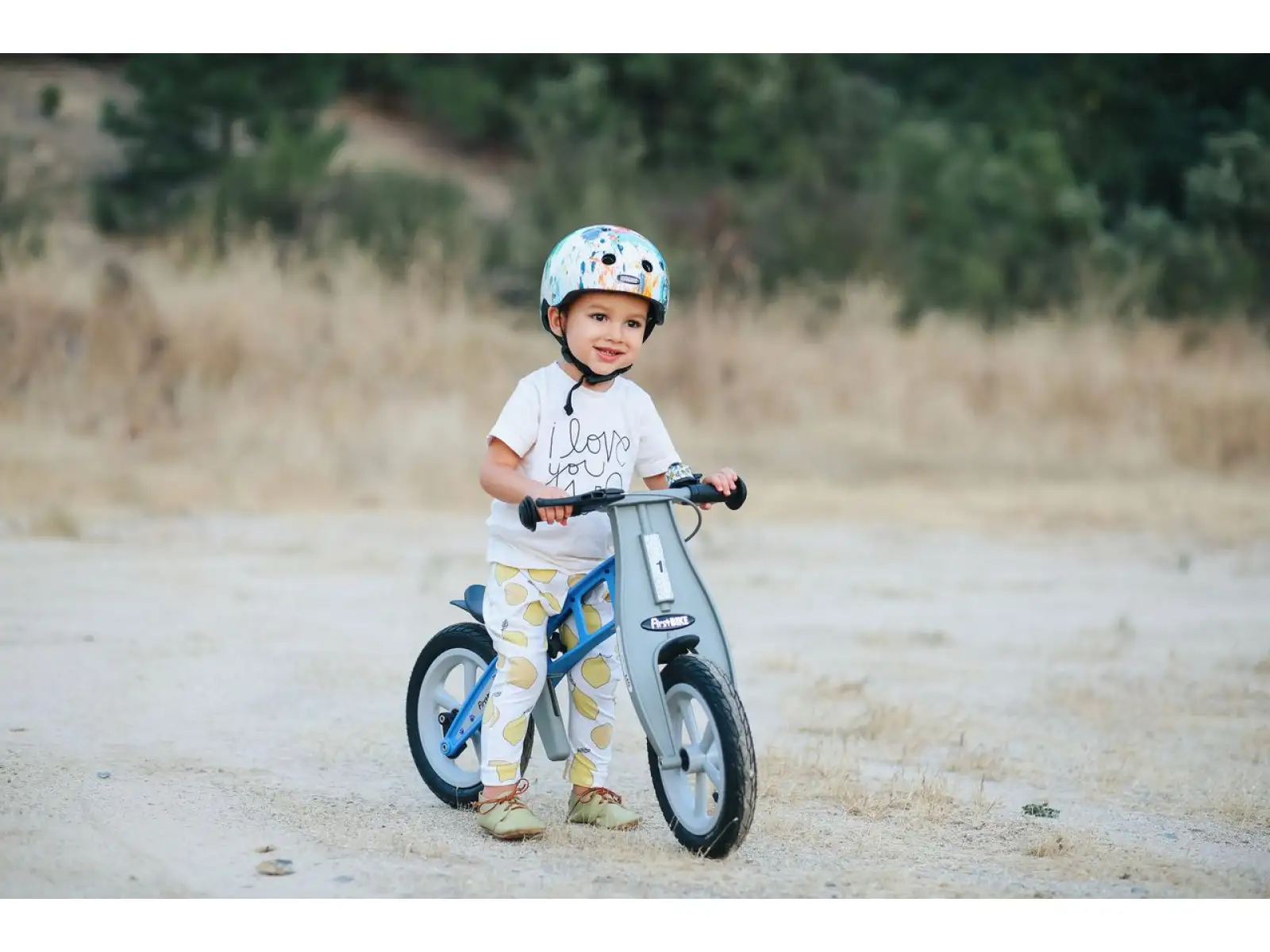 First Bike Street children's balance bike blue