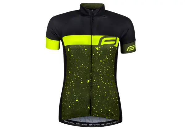Force Spray Lady jersey short sleeve army/fluo