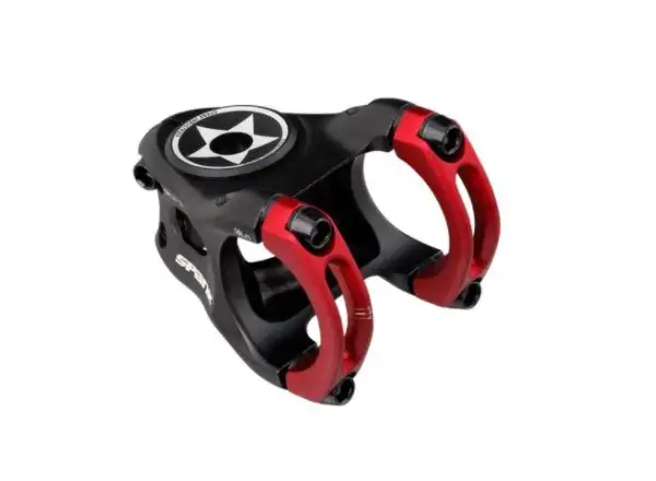 Spank Split 35 stem 35 mm black/red