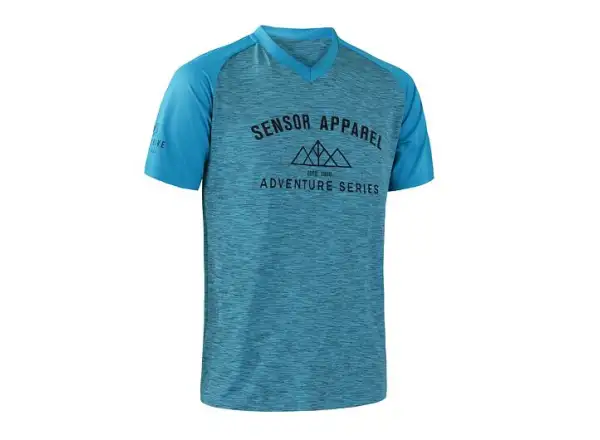 Sensor Charger men's jersey short sleeve blue