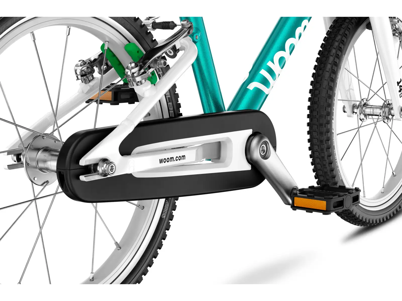 Woom GO 2 children's bike 14" Metallic Turquoise