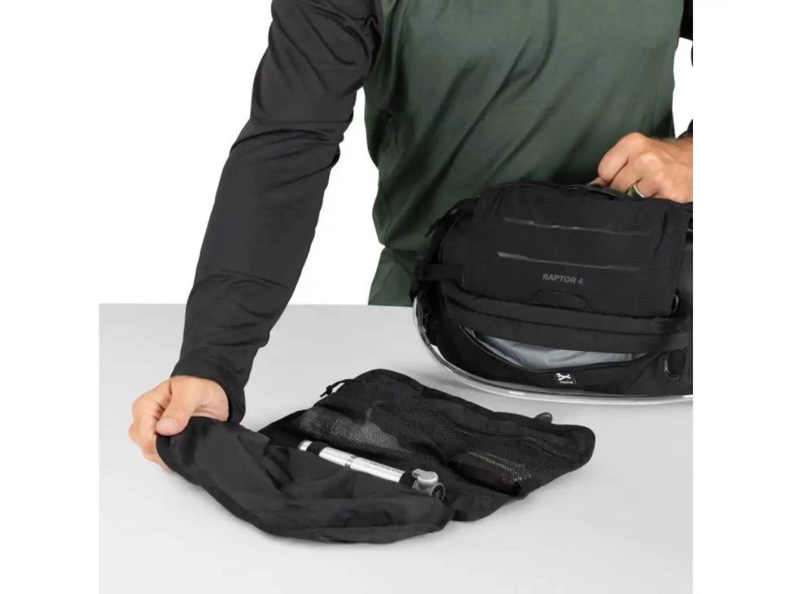 Osprey Raptor 4 waist pack Pediment Grey
