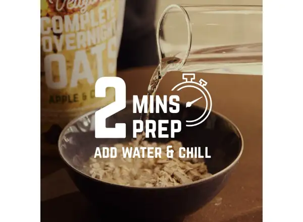 Veloforte Overnight Oats porridge Apple & Cinnamon