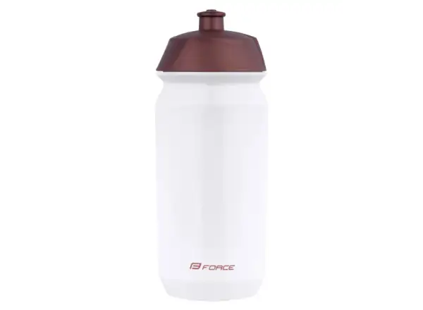 Force Ride Bike cycling bottle 500 ml white/bronze