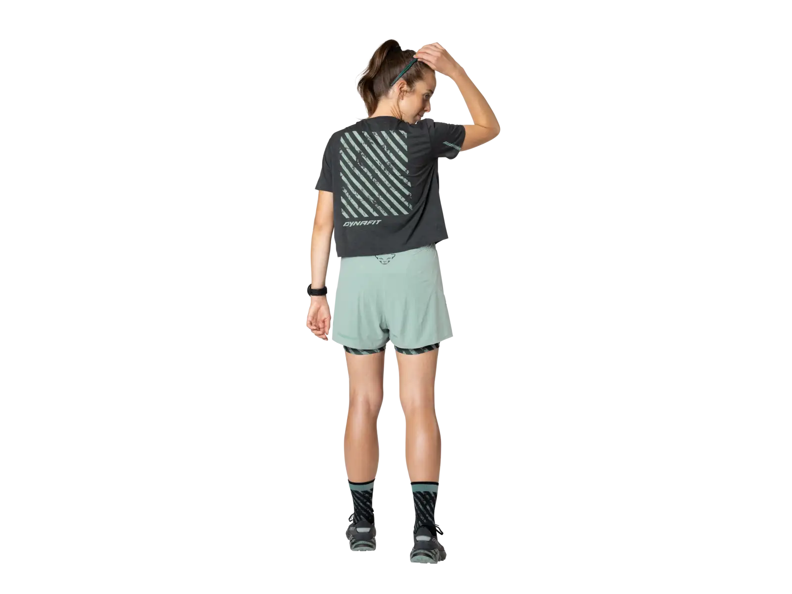 Dynafit Trail women's running T-shirt Black Out