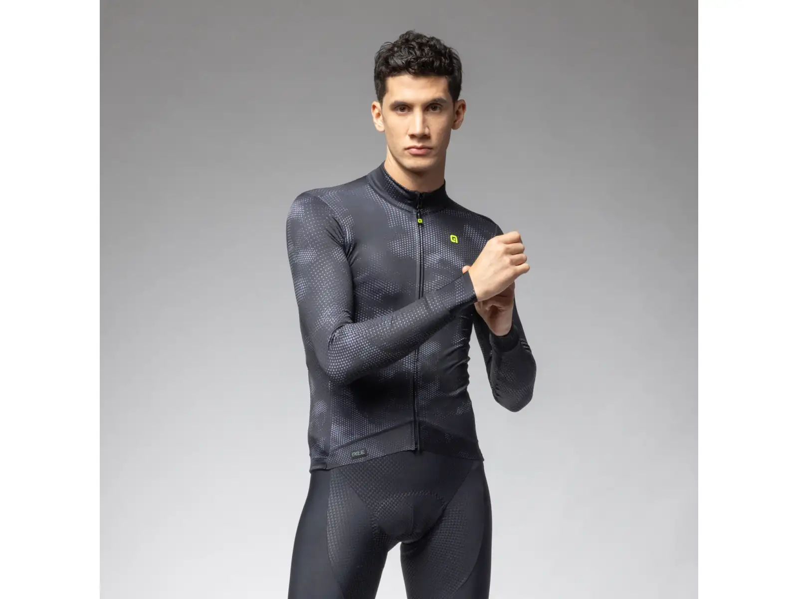 Alé PR-E Spray men's jersey long sleeve Black