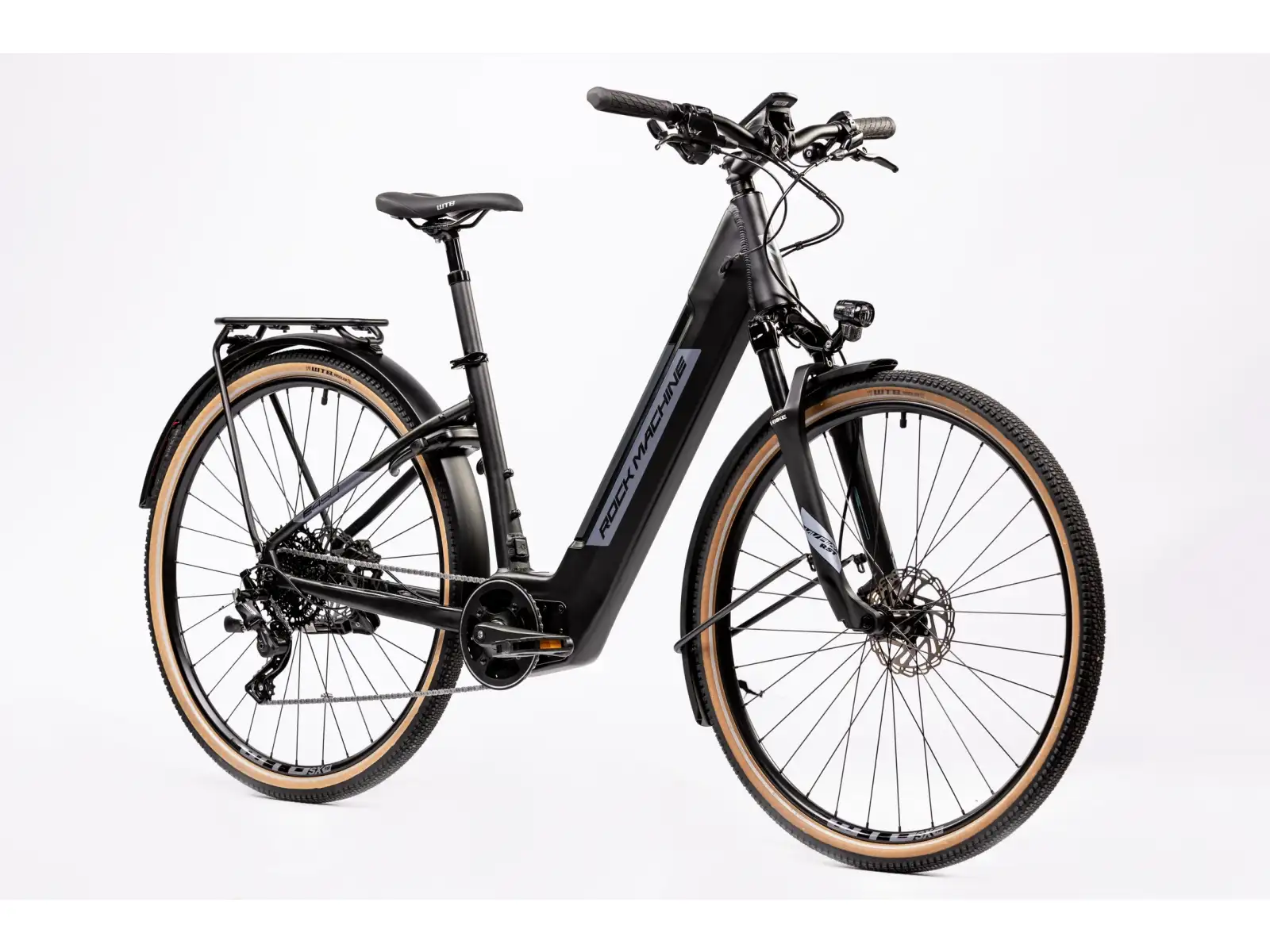 Rock Machine Crossride INT e450 Touring e-bike Matte Black/Grey