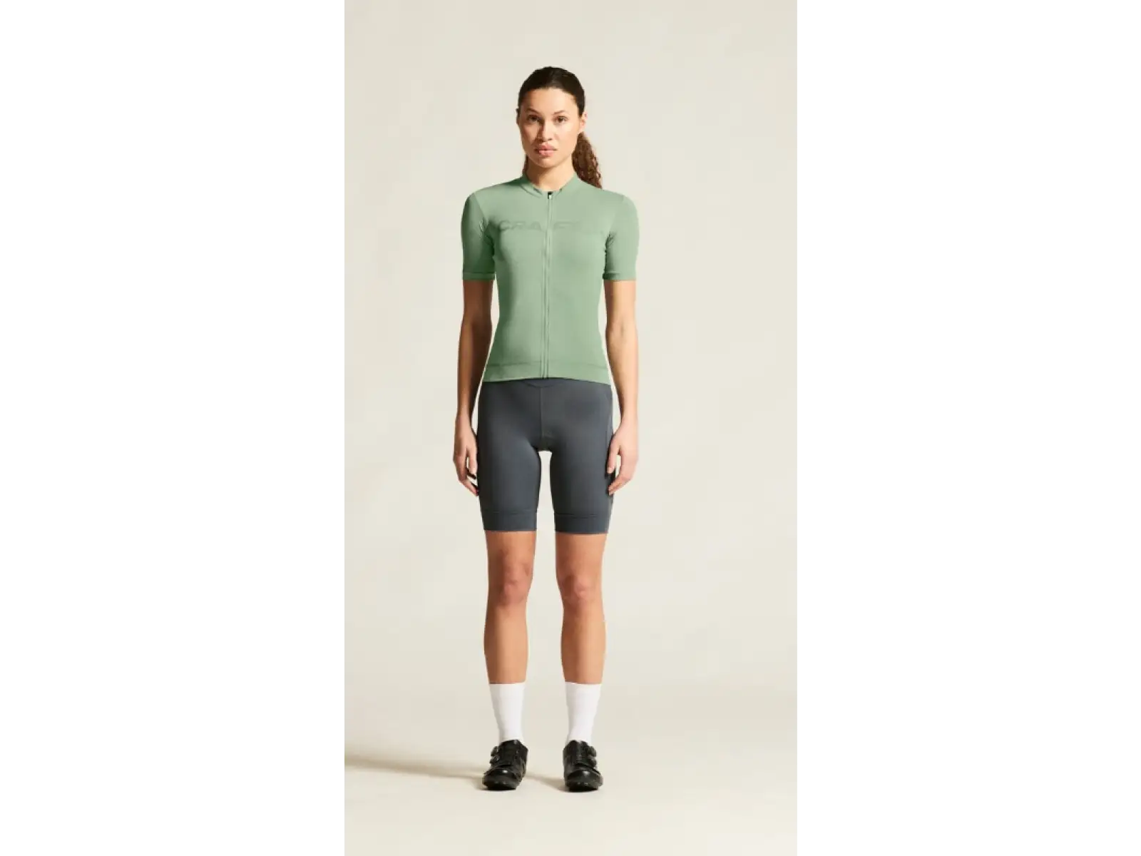 CRAFT Endur Logo women's cycling jersey green L